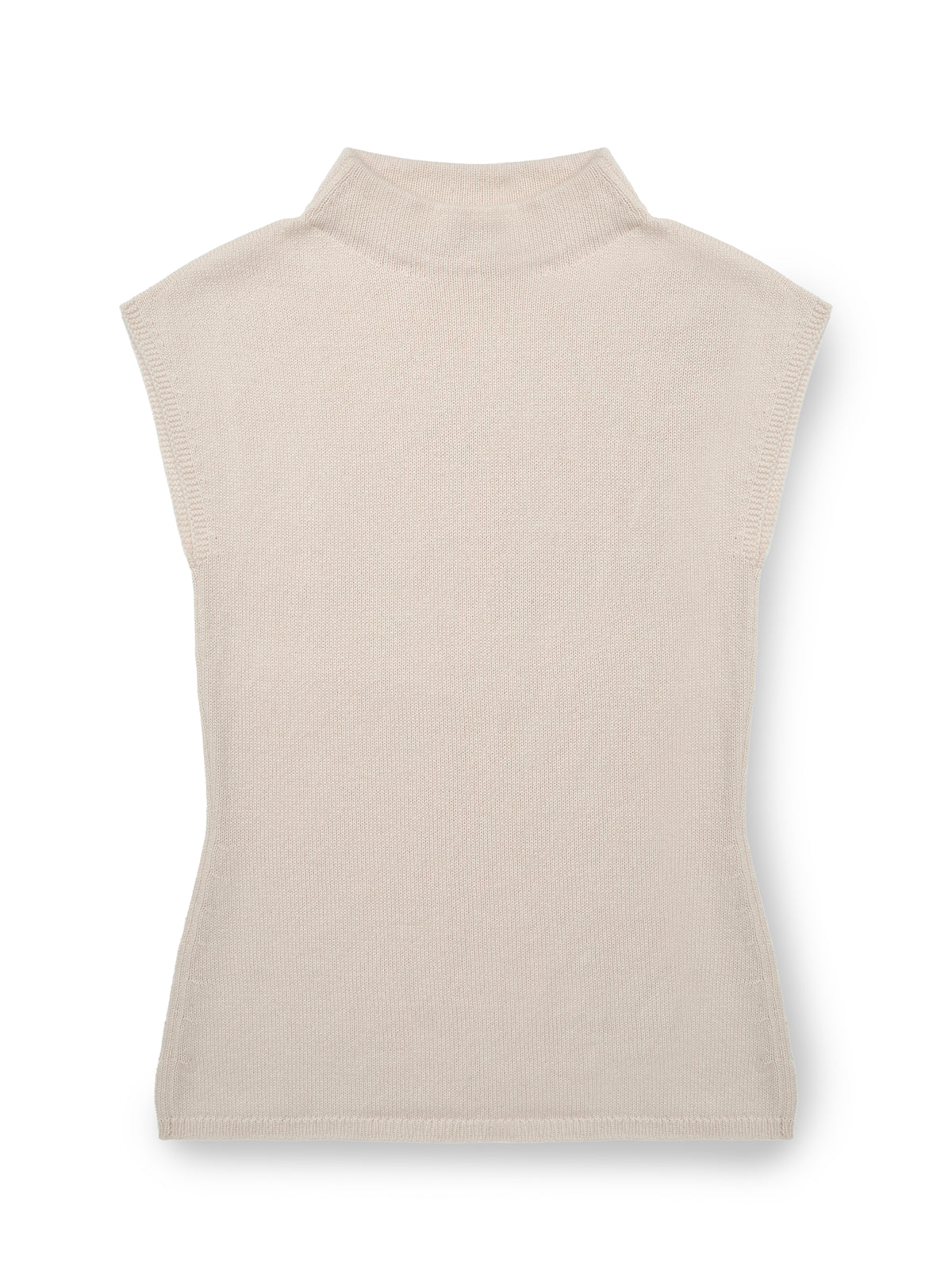 Thalia Top in Blush cashmere, front view
