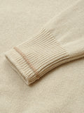 Close-up of the knit on the Aria Jumper in Oat