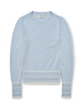 Betsy Jumper in Powder Blue cashmere, front view