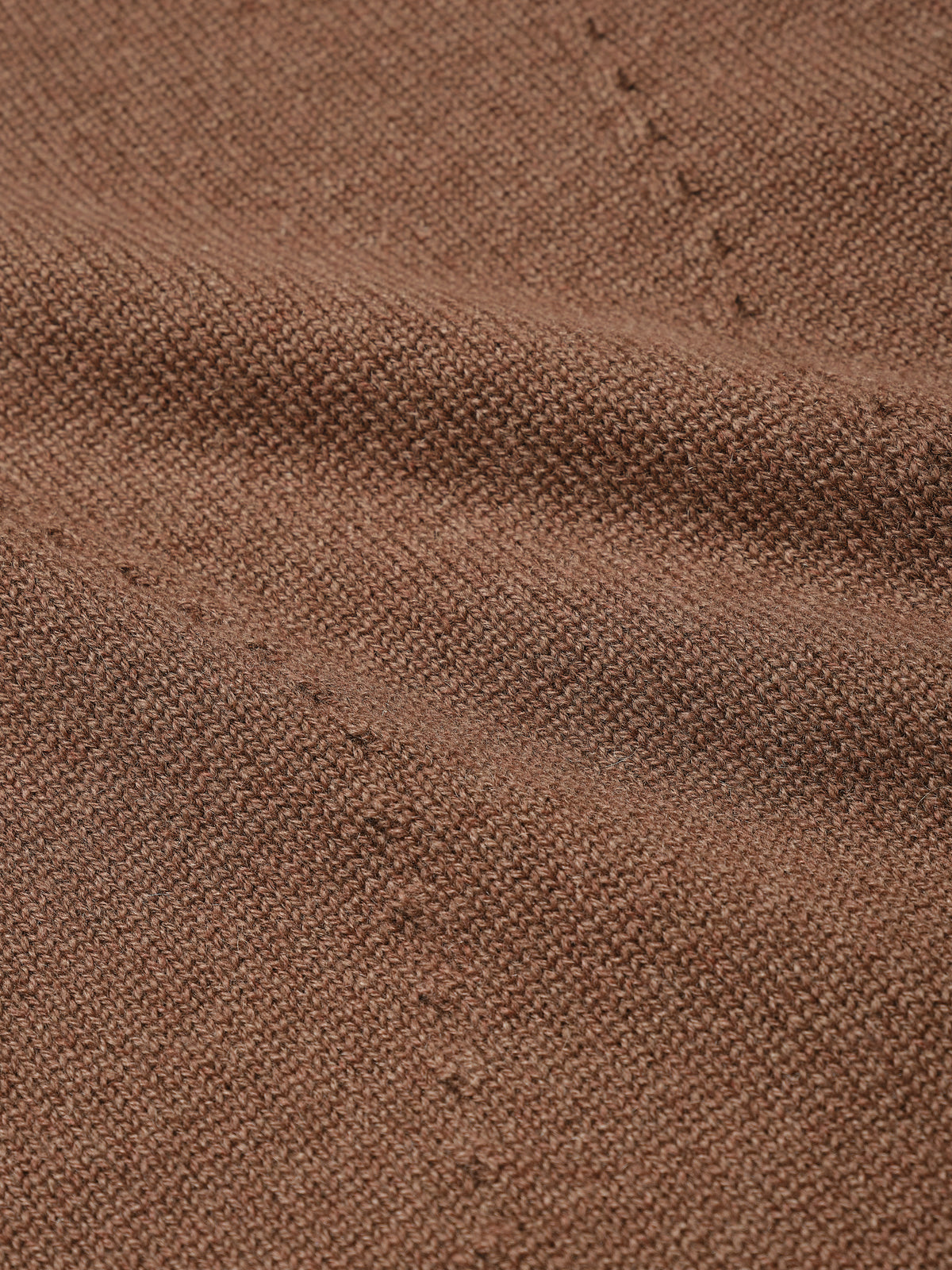 Close-up of the knit on the Lenna Dress in Chocolate