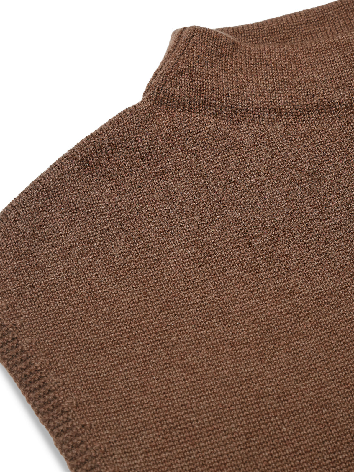 Miella Collection neck detail the Lenna Dress in Chocolate