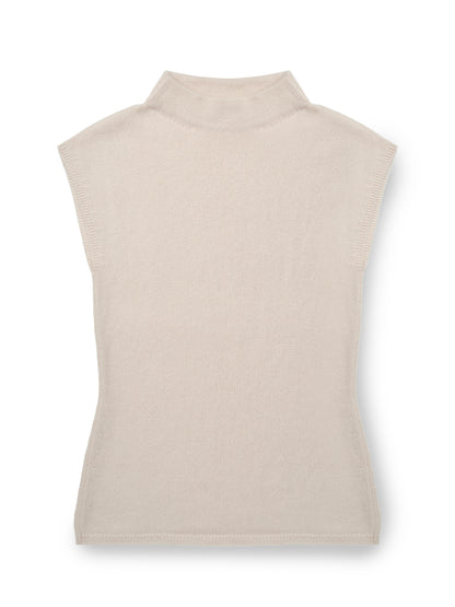 Thalia Top in Blush cashmere, front view