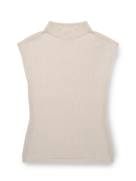 Thalia Top in Blush cashmere, front view